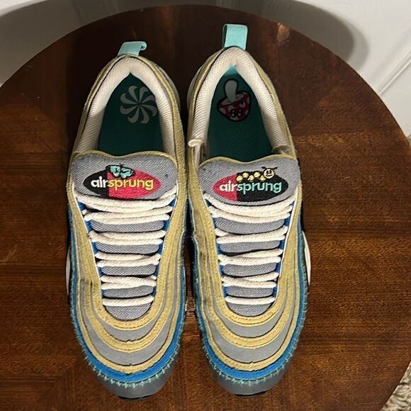 🔥 NIKE Air Max 97 “AIR SPRUNG” GS  Special Edition Running Shoes - Sz 7Y - EUC - Picture 6 of 14